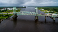 Aerial views of Wilmington, NC