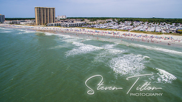 Aerial view of Myrtle Beach, SC