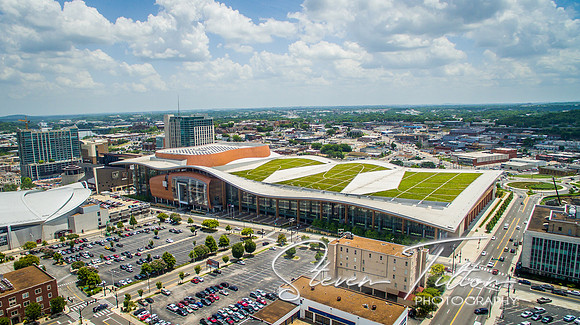 Aerial view of Nashville, TN