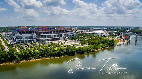 Aerial view of Nashville, TN