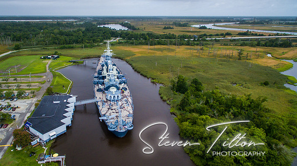 Aerial views of Wilmington, NC