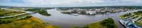 Aerial views of Wilmington, NC