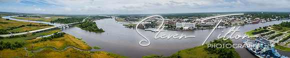 Aerial views of Wilmington, NC