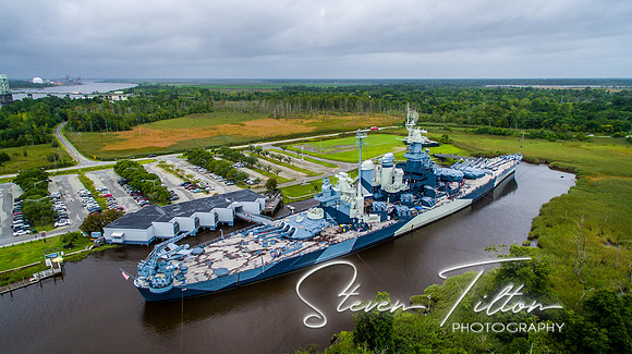 Aerial views of Wilmington, NC