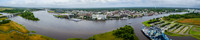 Aerial views of Wilmington, NC
