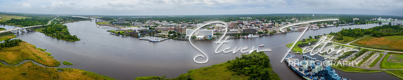 Aerial views of Wilmington, NC