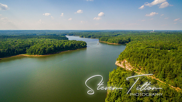 Aerial views of Wake Forest, NC