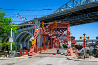 Center Street Bridge in Downtown Cleveland, Ohio