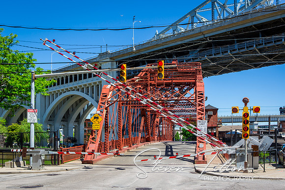 Center Street Bridge in Downtown Cleveland, Ohio