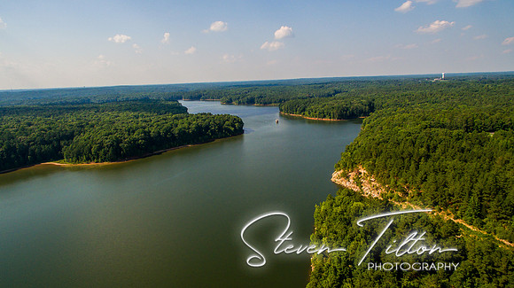 Aerial views of Wake Forest, NC