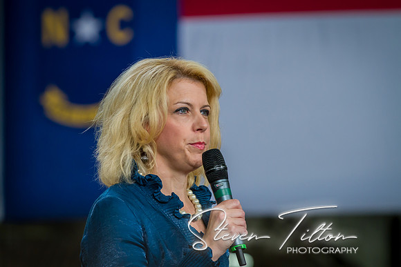 Debra Goldman at Paul Ryan Rally