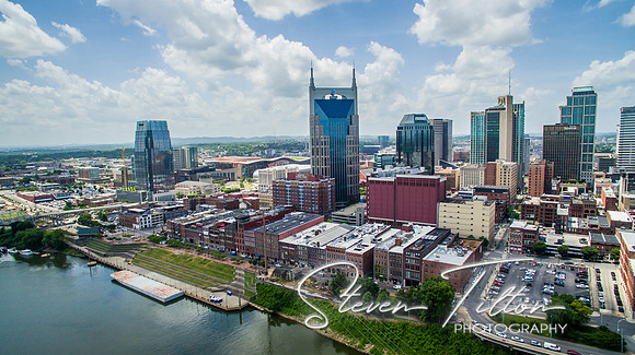Aerial view of Nashville, TN