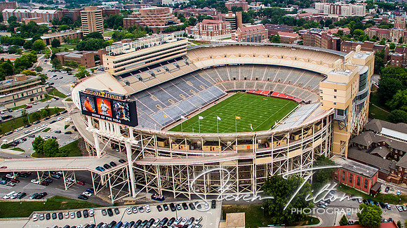 Aerial view of Knoxville, TN