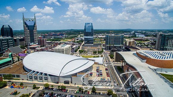 Aerial view of Nashville, TN