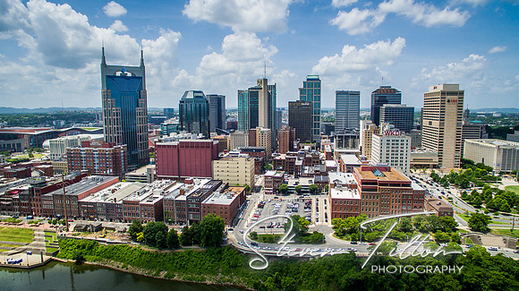 Aerial view of Nashville, TN