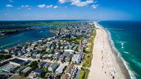 Aerial view of Wrightsville Beach, NC