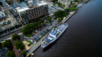 Aerial views of Wilmington, NC