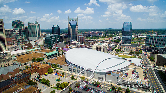Aerial view of Nashville, TN