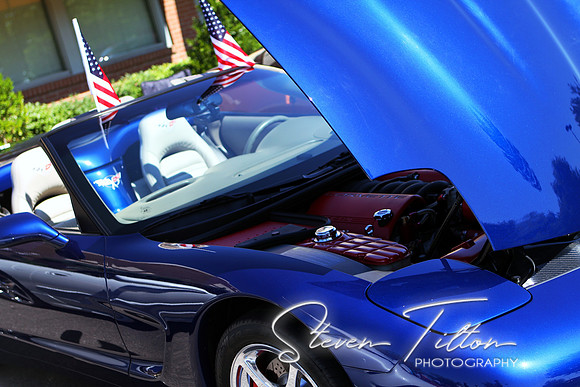 Blue Corvette