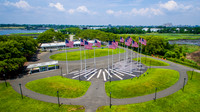 Aerial views from Liberty State Park, NI