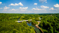Aerial views of Wake Forest, NC