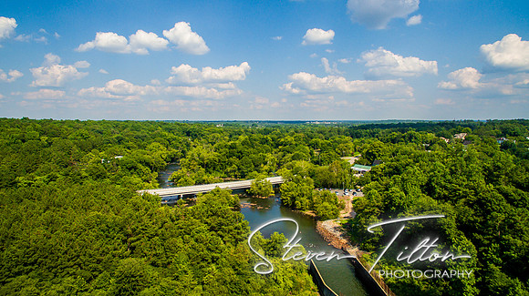 Aerial views of Wake Forest, NC