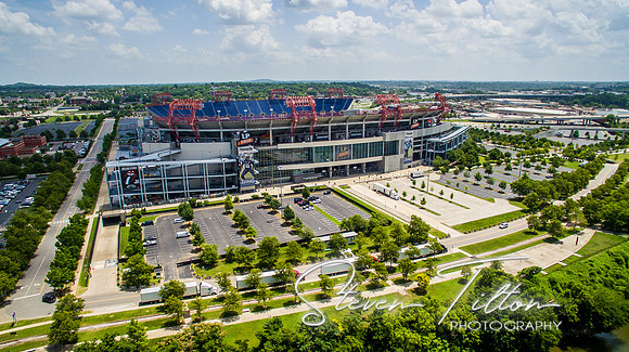 Aerial view of Nashville, TN