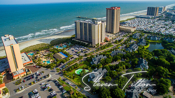 Aerial view of Myrtle Beach, SC