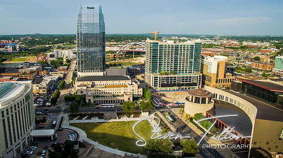 Aerial view of Nashville, TN