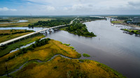 Aerial views of Wilmington, NC