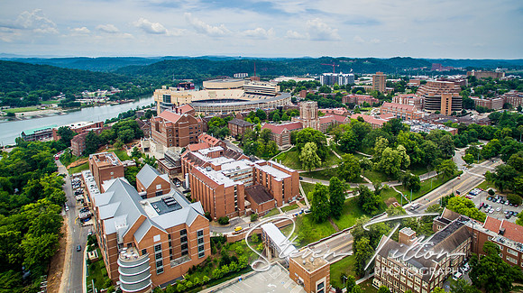 Aerial view of Knoxville, TN