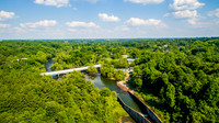 Aerial views of Wake Forest, NC