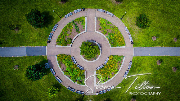 Aerial views from Liberty State Park, NI