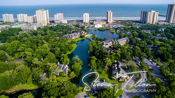 Aerial view of Myrtle Beach, SC